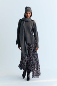 The New Society Francisca gonna viscosa lurex