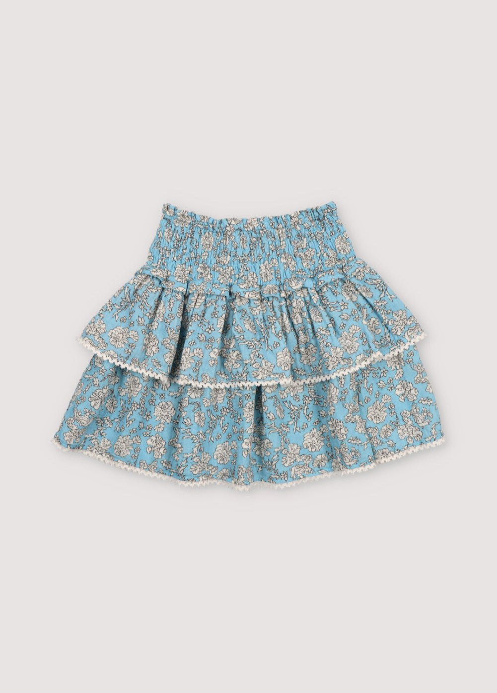 THE NEW SOCIETY Melina gonna bimba peony blu cotone