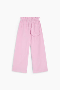 The New Society Dree pantaloni Pink Lavender velluto