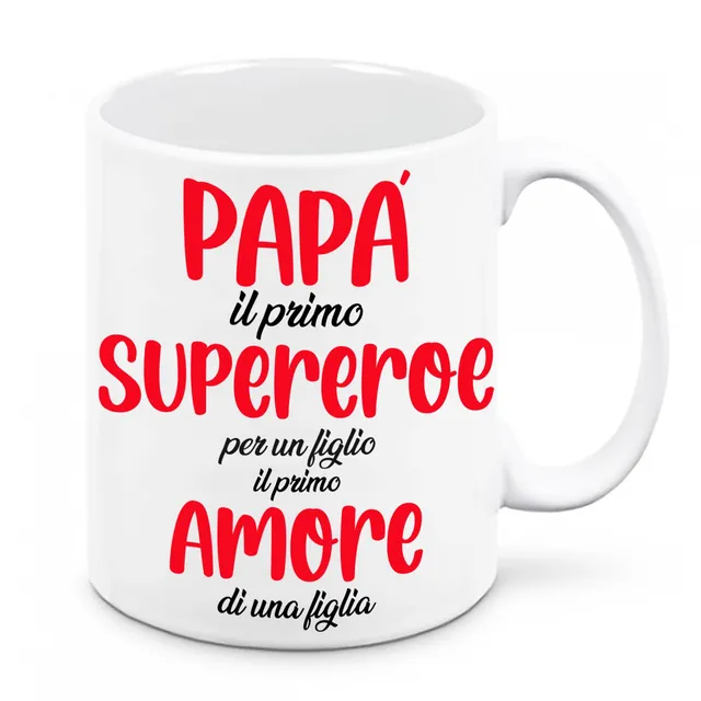 Mr. Gadgets Papà Supereroe tazza festa del papà