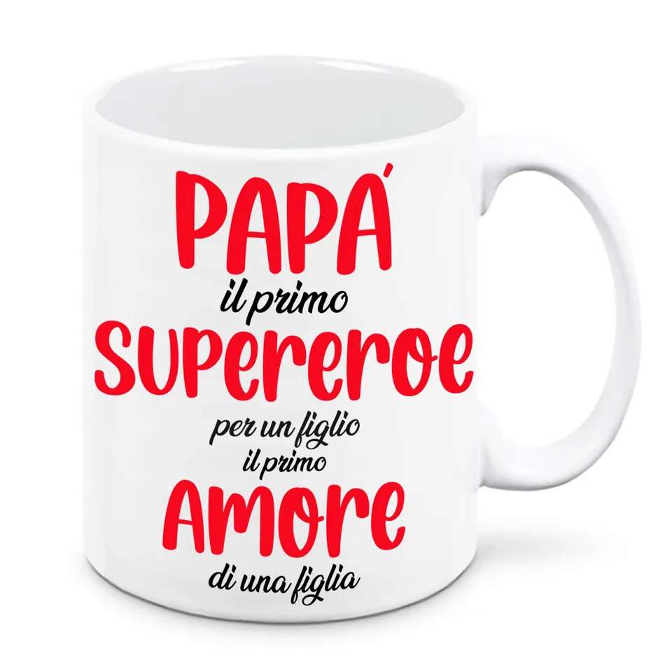 Mr. Gadgets Papà Supereroe tazza festa del papà