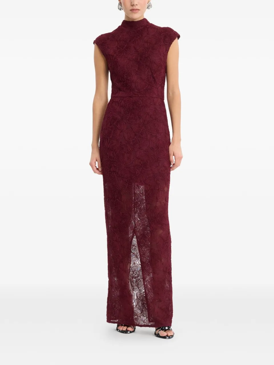 Rotate 116273741 Decadent Chocolate abito lungo rosso