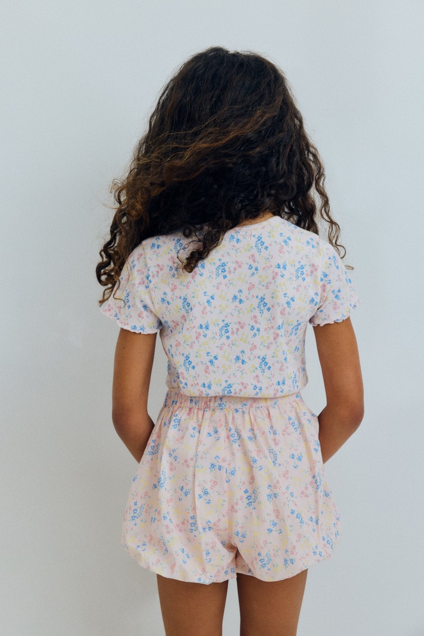THE NEW SOCIETY Sabina shorts bambina cotone bio