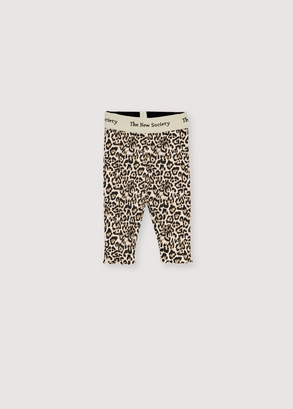 The New Society Nelia leggings baby leopardato cotone
