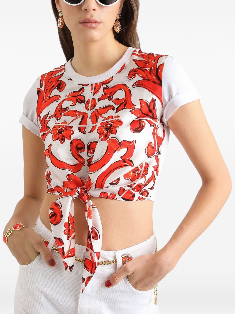 Dolce & Gabbana F8W50T t-shirt donna taglia vera