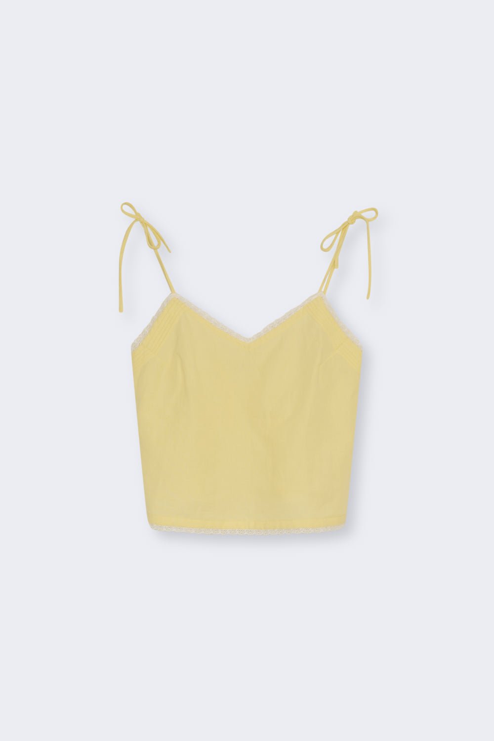 The New Society Amaryllis Top Donna Lino Soft Lemon