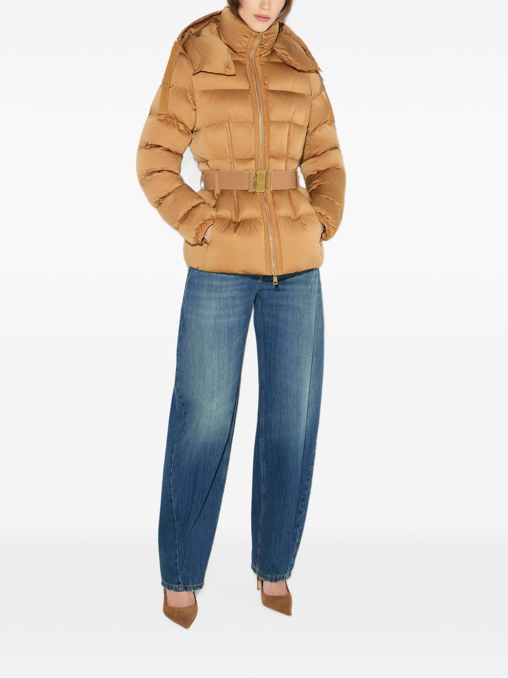 Elisabetta Franchi PI92D66E2 bomber daino donna