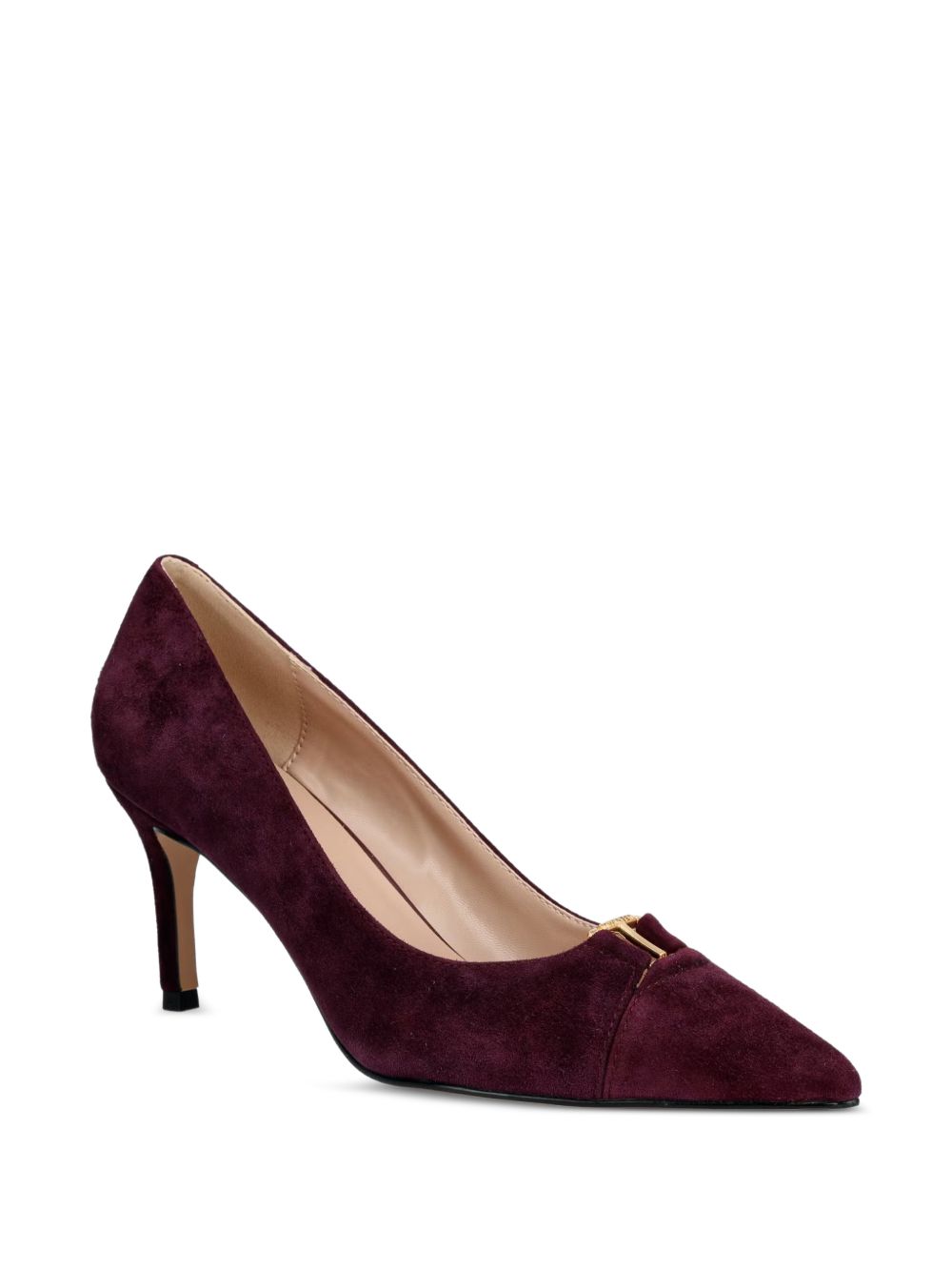 Twinset 262TCP014 scarpe con tacco bordeaux