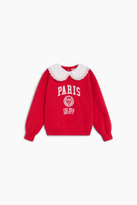 The New Society Paris felpa bambino cotone
