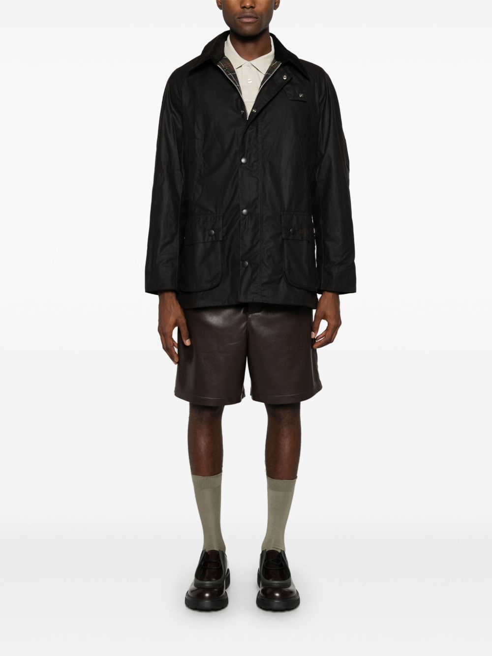Barbour MWX0339 giubbotto bomber marrone uomo