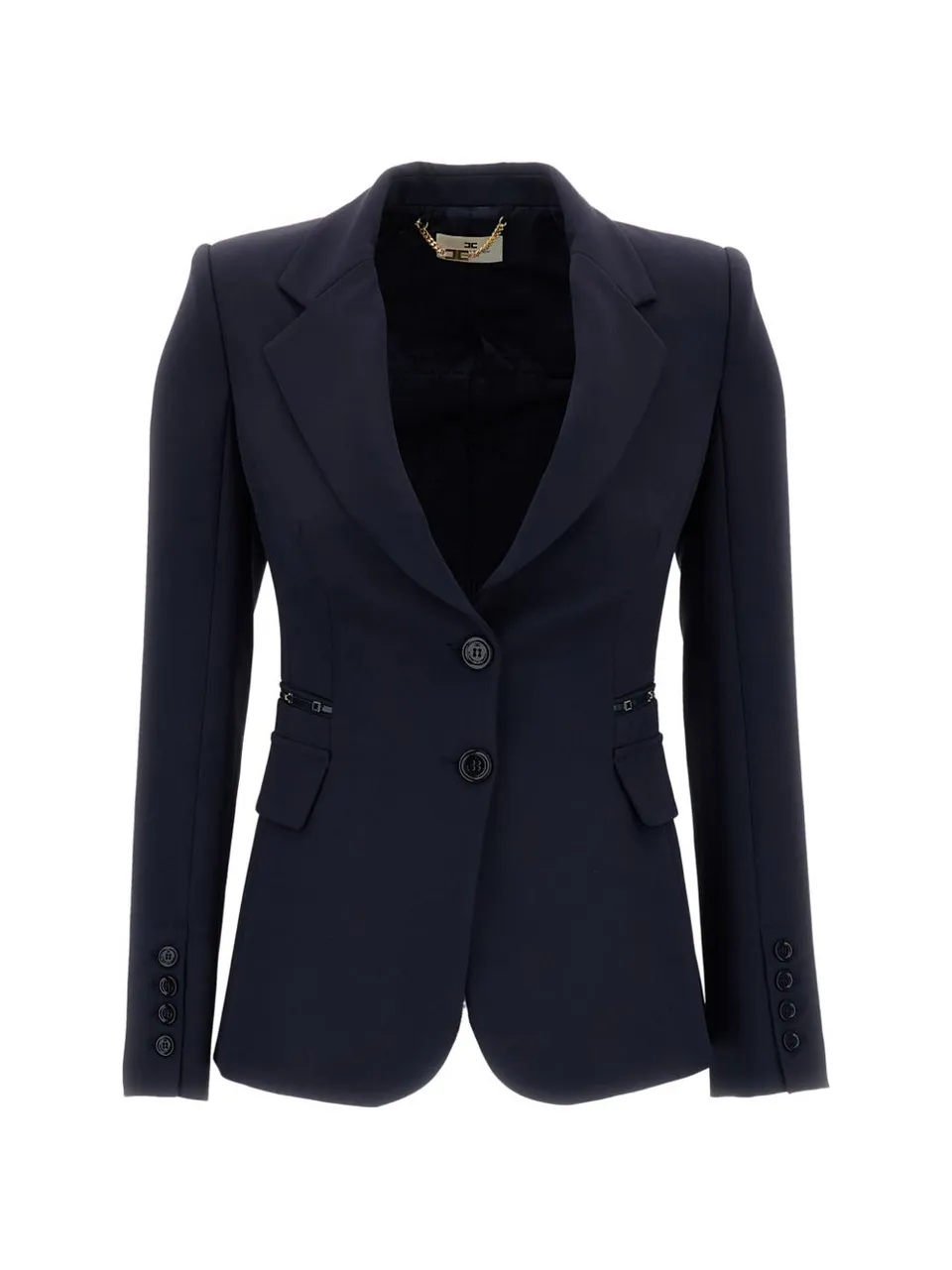 Elisabetta Franchi GI27466E2 giacca blu notte donna