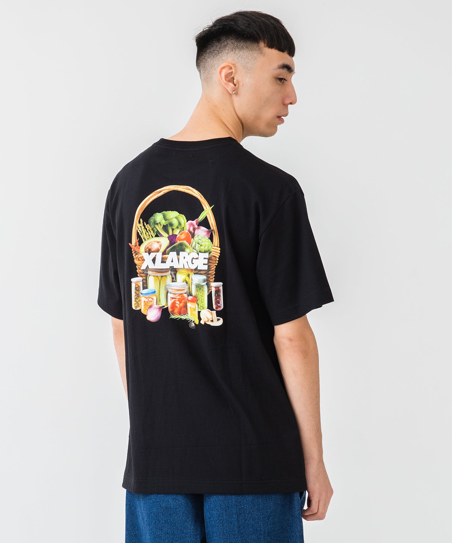 X-Large Organic t-shirt cotone regular fit nera