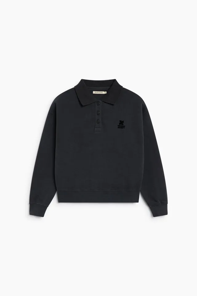 The New Society TNS Logo Polo Teen Felpa Cotone
