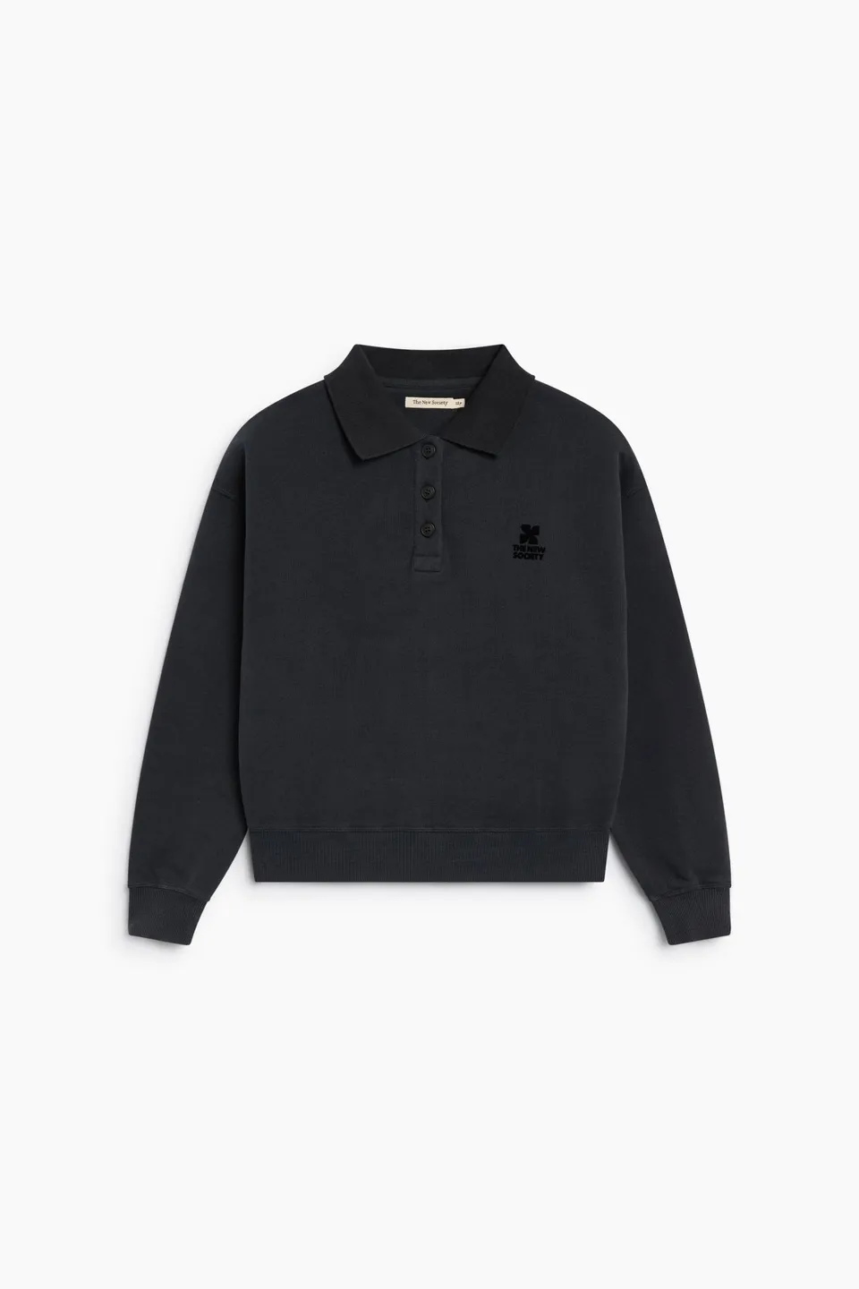 The New Society TNS Logo Polo Teen Felpa Cotone