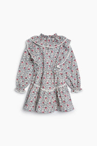 The New Society Nesta vestito donna cotone con rouches