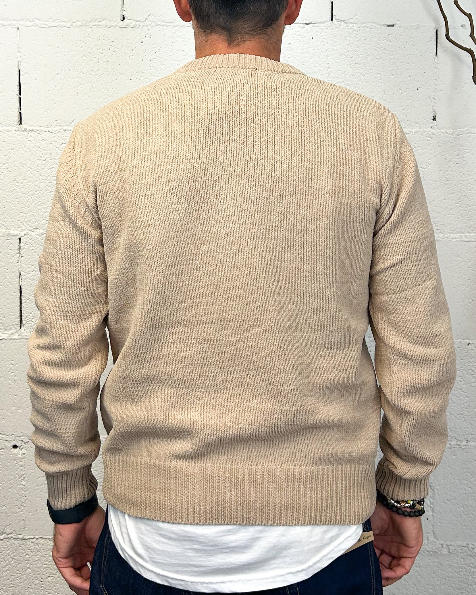 ONLYONE Gianni Lupo paricollo beige in ciniglia