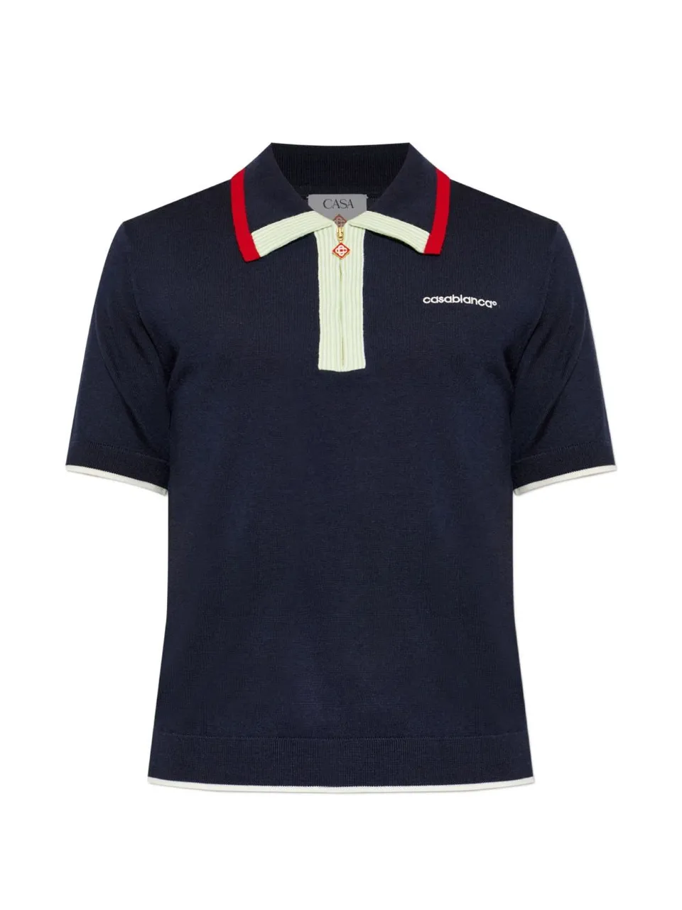 Casablanca M-PF26-KW-846-01 polo navy uomo