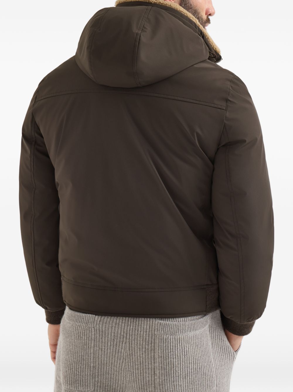 Brunello Cucinelli MV4061606 piumino uomo marrone