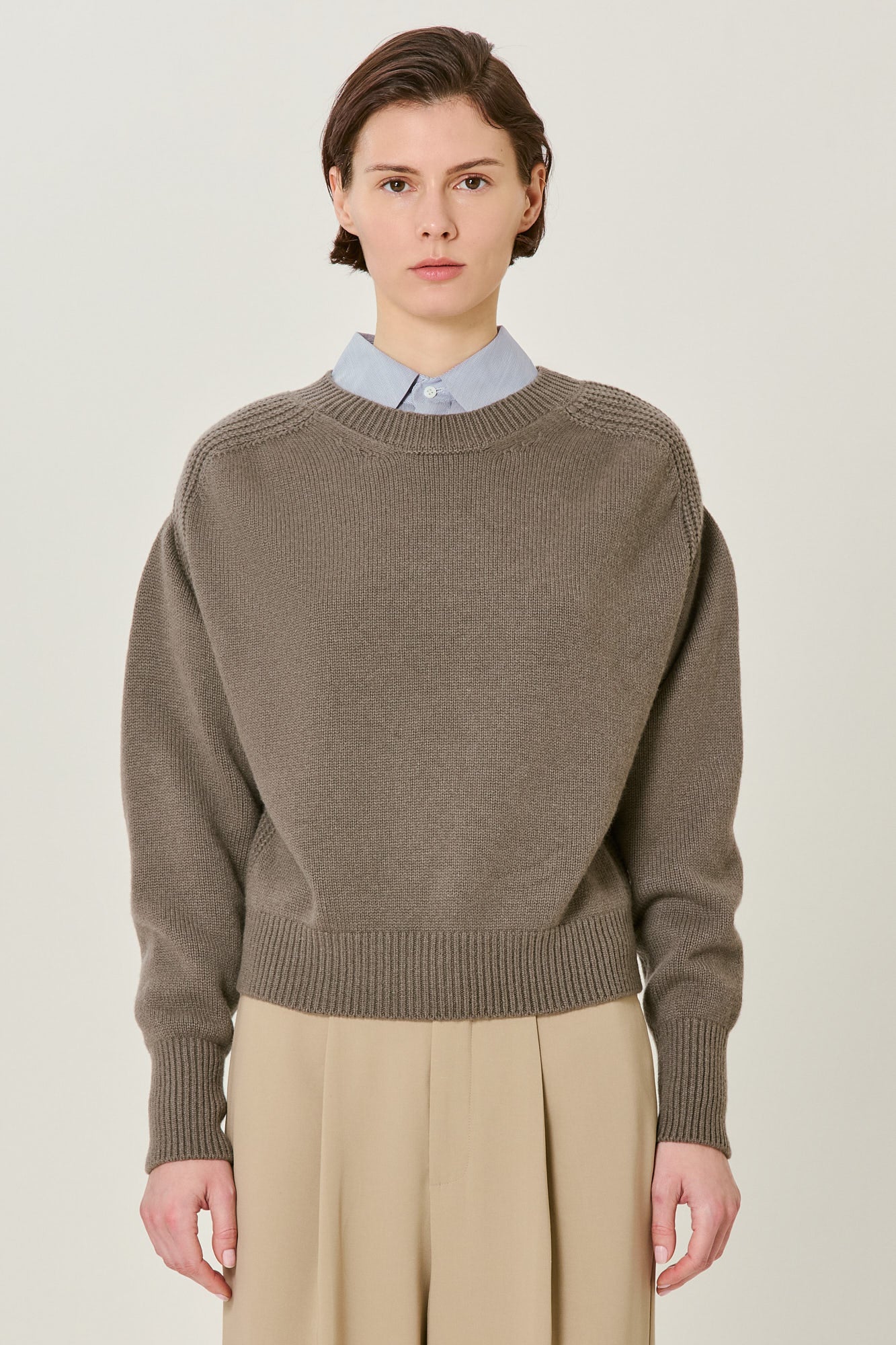 Sa Su Phi maglione girocollo cashmere avorio