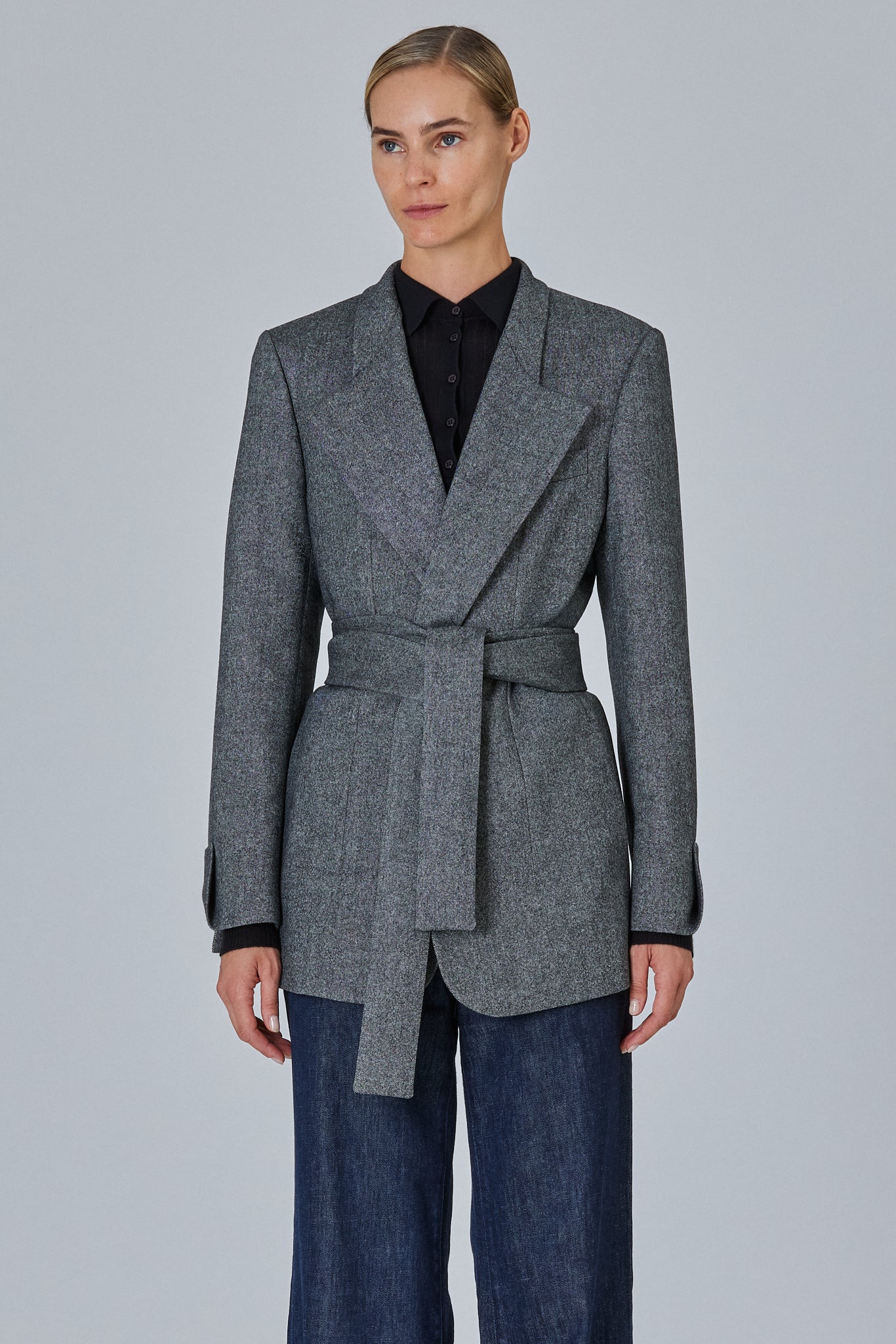 Sa Su Phi Lauren giacca flanella lana cashmere 38