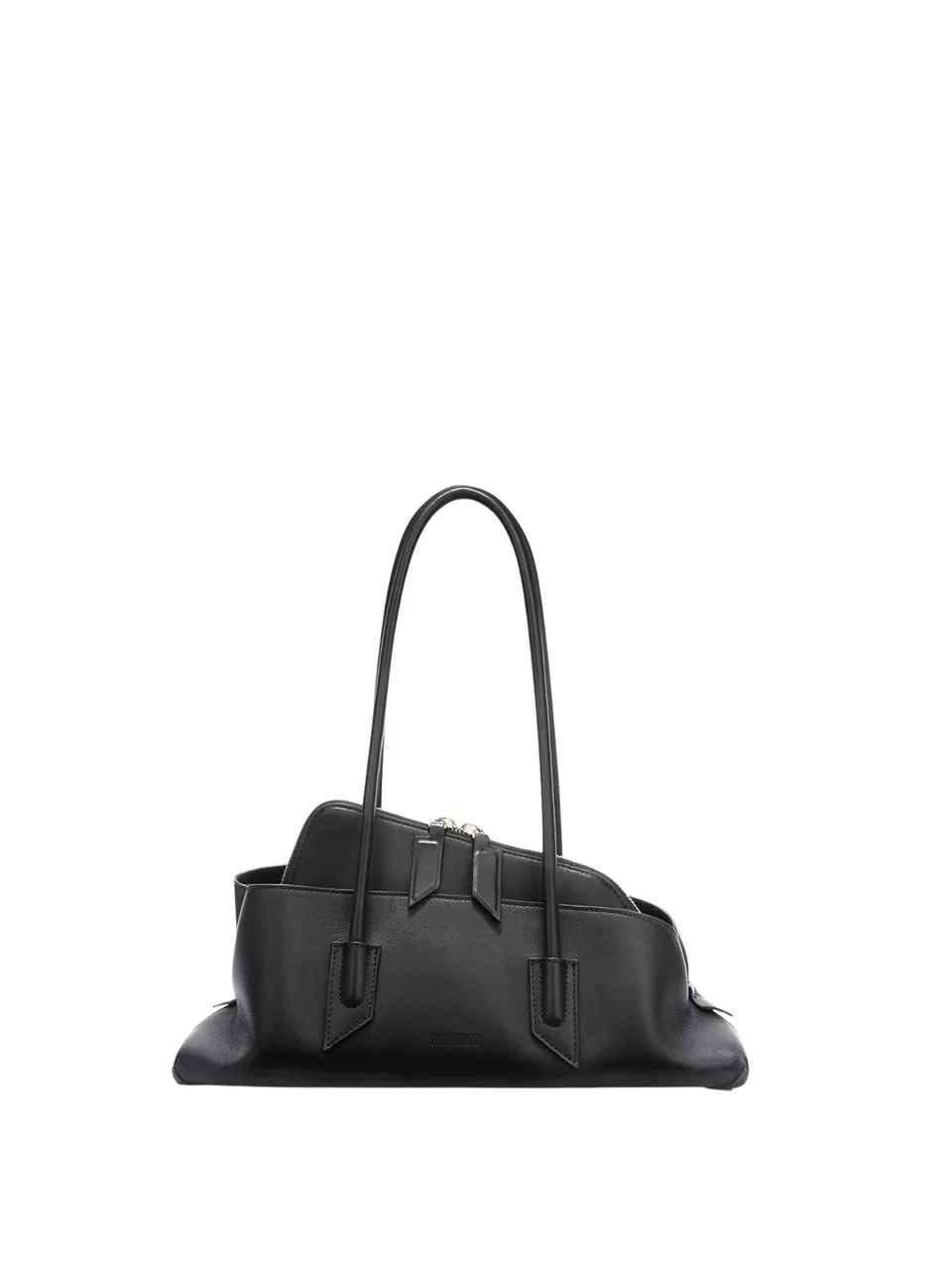 The Attico 250WAH00058 borsa a mano nera pelle
