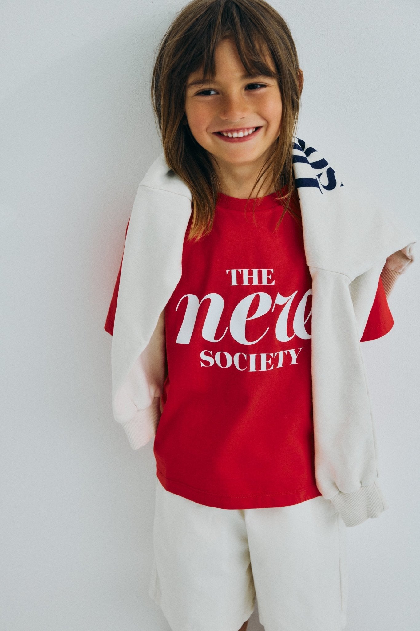 The New Society Gorse Bermuda cotone Ecru tasche