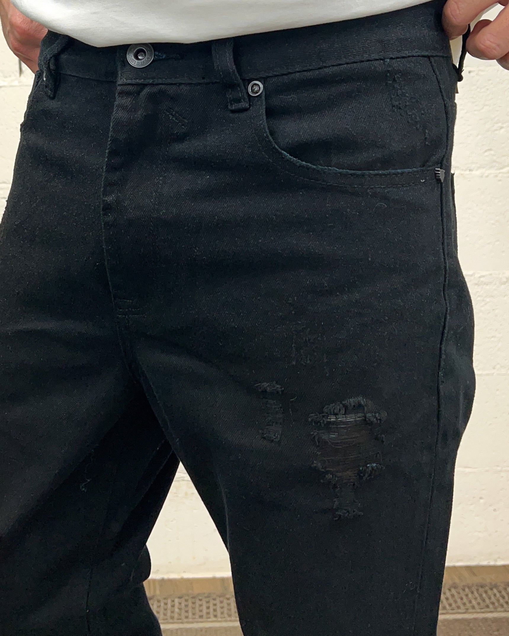 ONLYONE Mike Carrot GIANNI LUPO Jeans Uomo Black