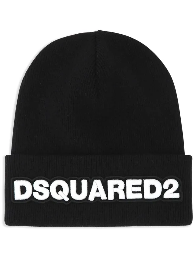 Dsquared2 KNM0001 cappello nero-bianco unisex