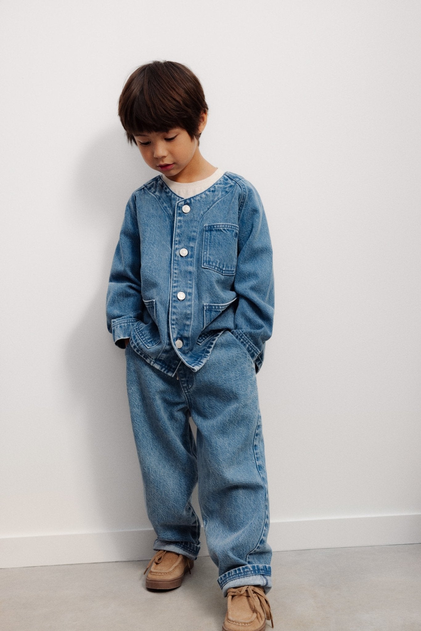 The New Society Ridge pantaloni jeans bambino denim