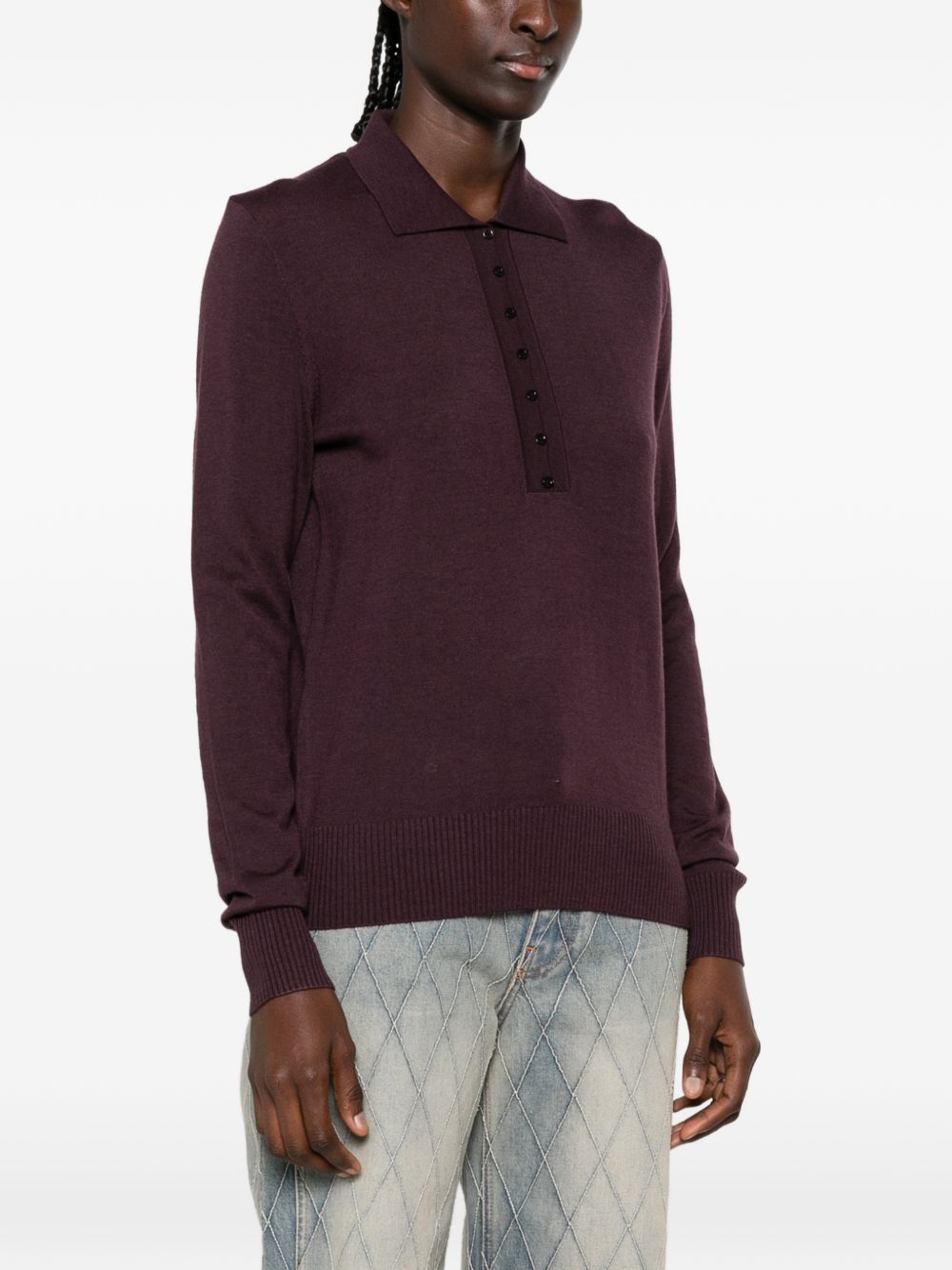 Pinko 107249 maglia viola donna