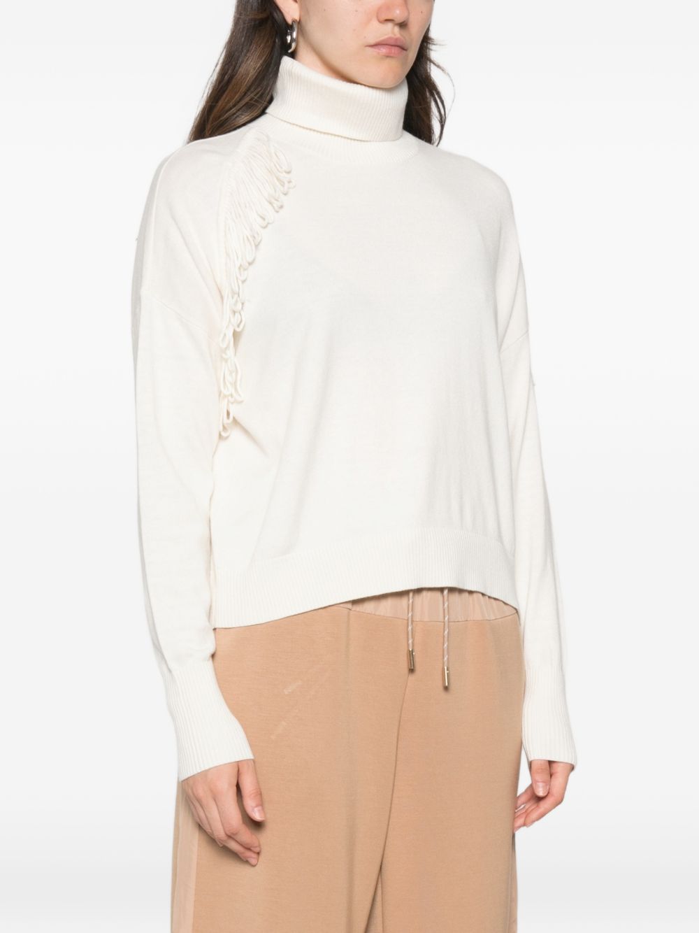 Twinset 262AP3010 maglia donna bianca