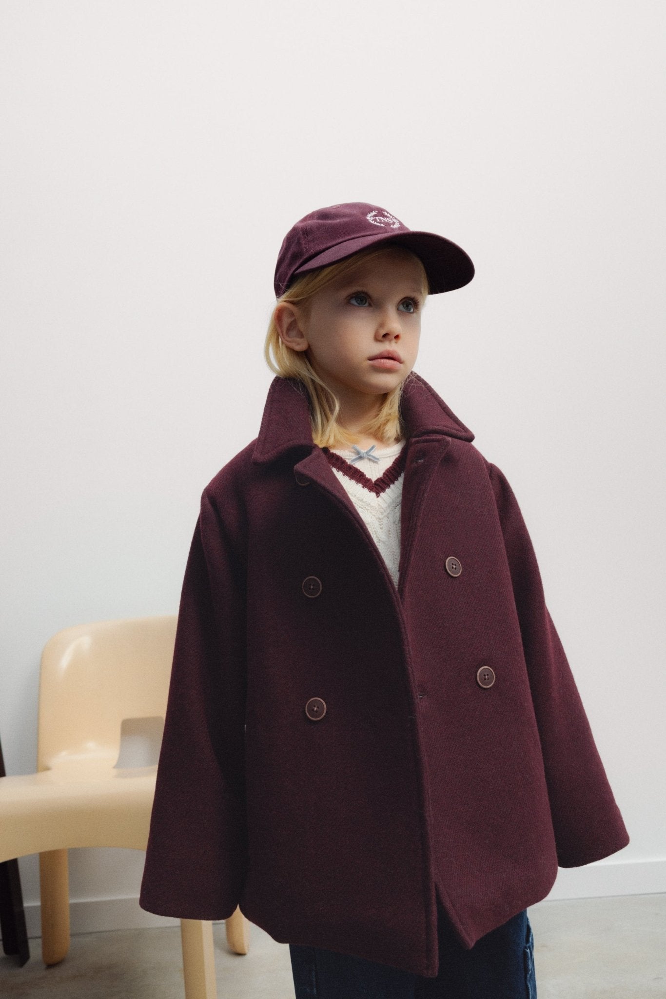 The New Society Vale Cappotto donna lana doppiopetto