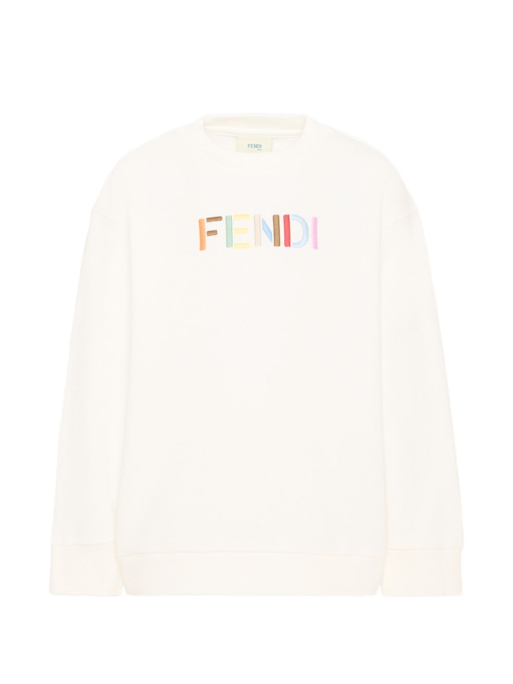 Fendi Kids JUH114 felpa bambina cotone