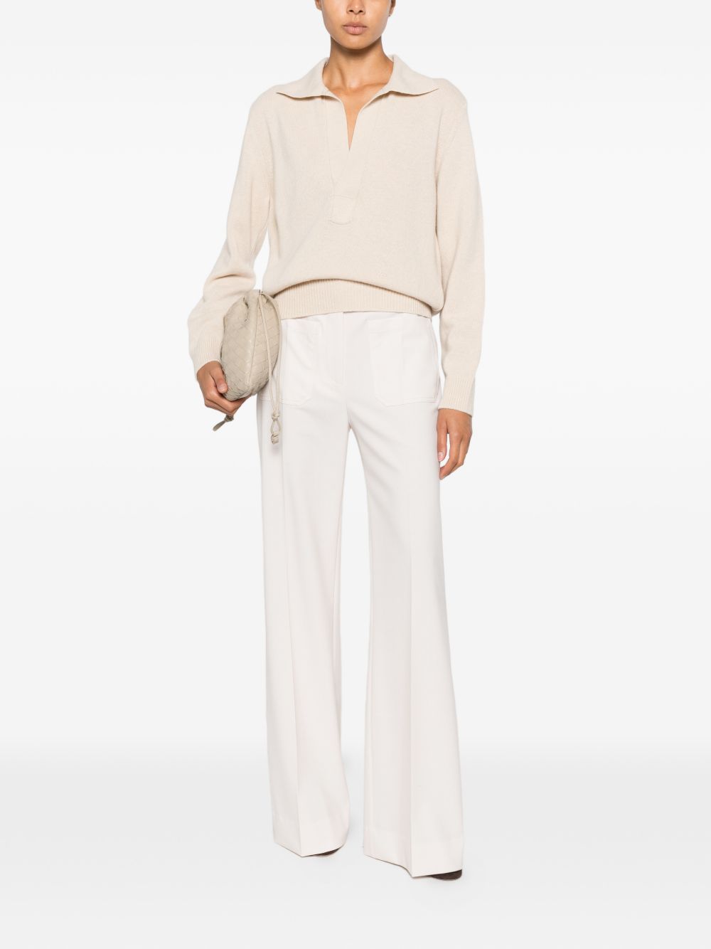 Victoria Beckham 1326KJU007475A polo donna elderflower