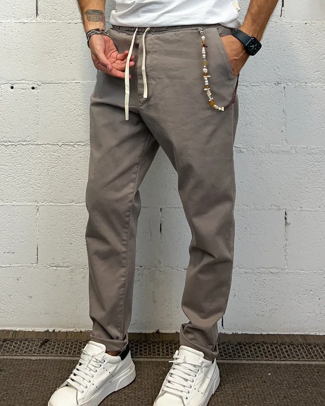 ONLYONE OVER-D Fango pant яви denim fango ampio