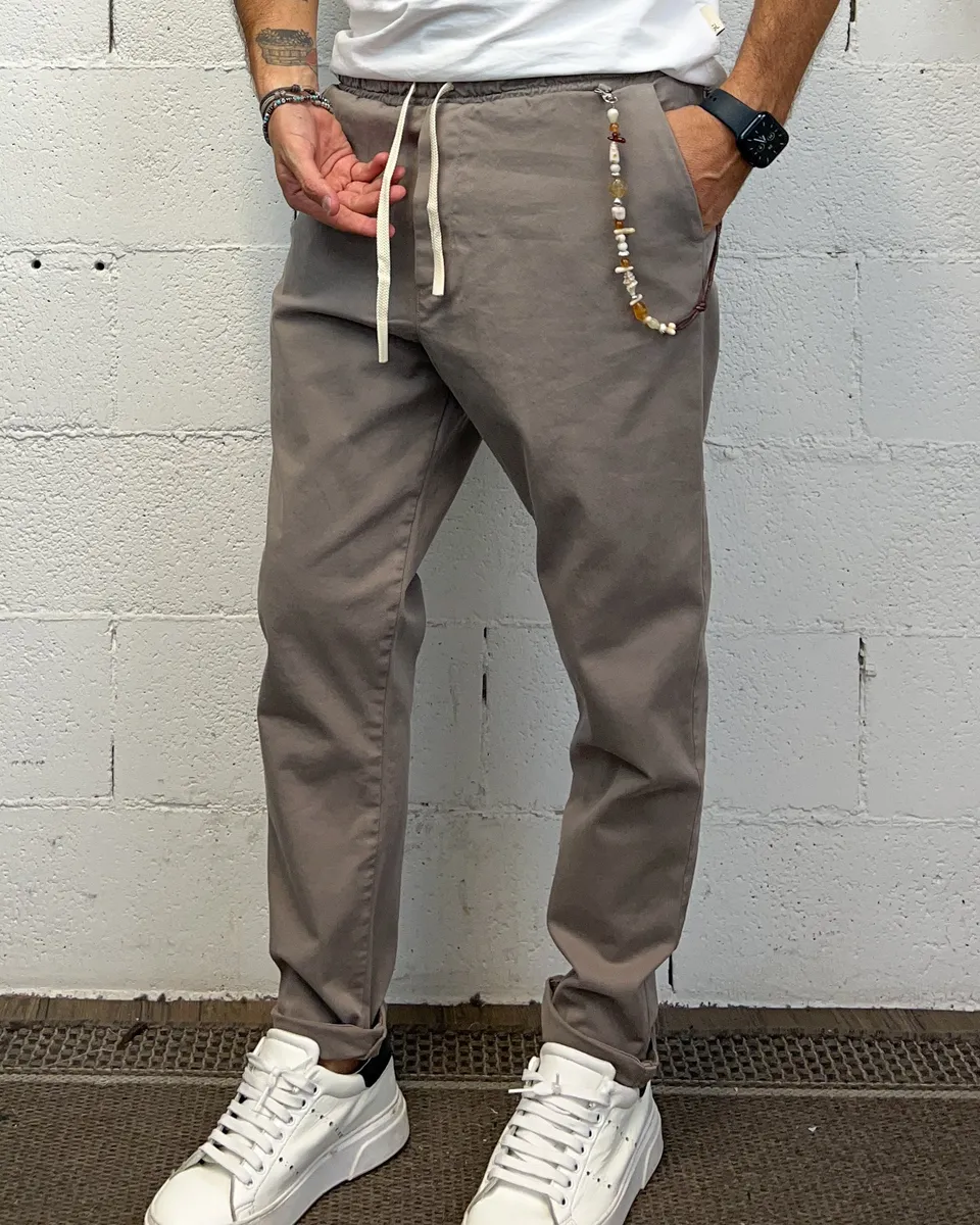 ONLYONE OVER-D Fango pant яви denim fango ampio