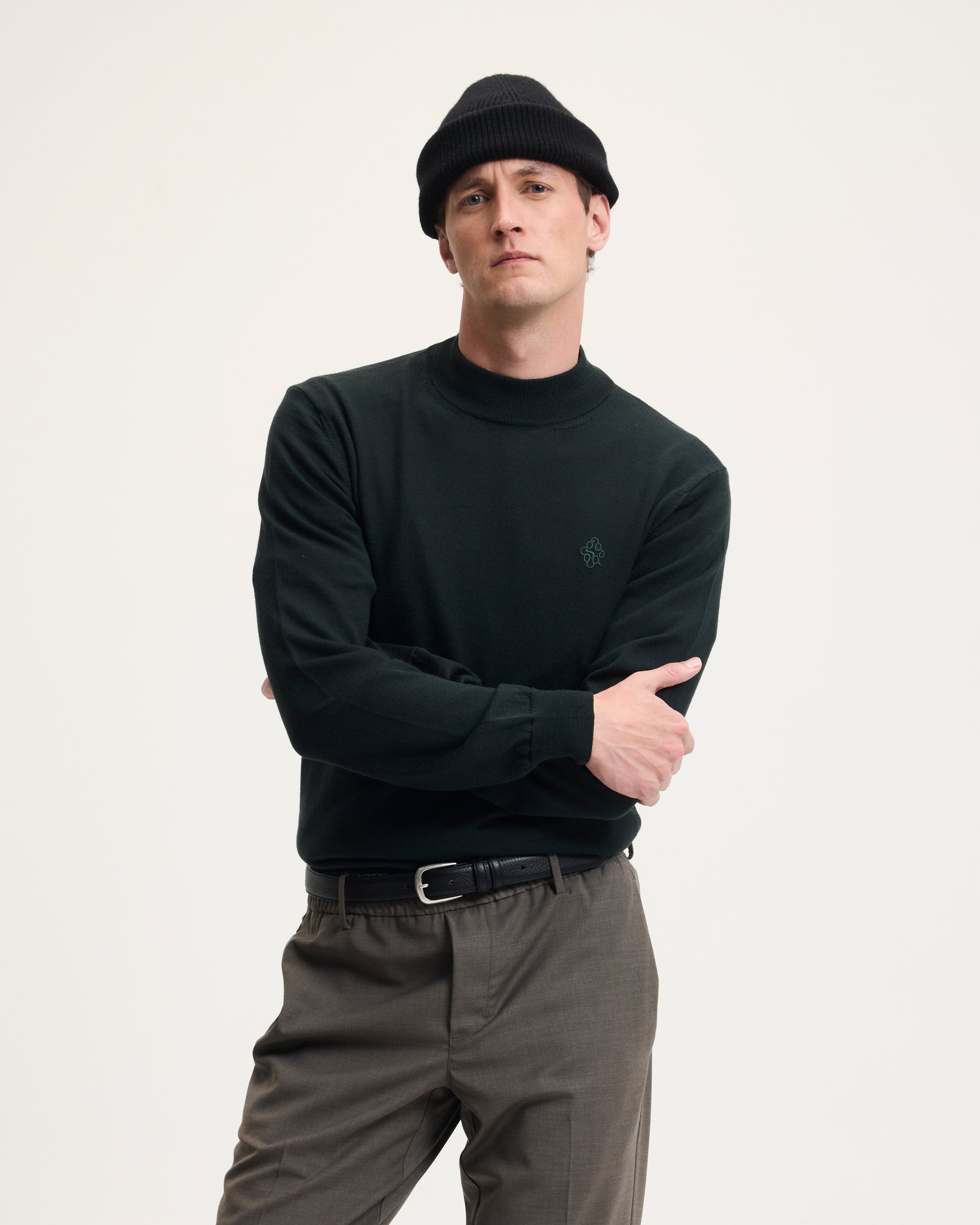 GOODPEOPLE KALEB maglione merino Urban Green