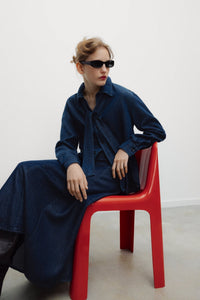 The New Society TNS Tencel gonna donna denim fluido