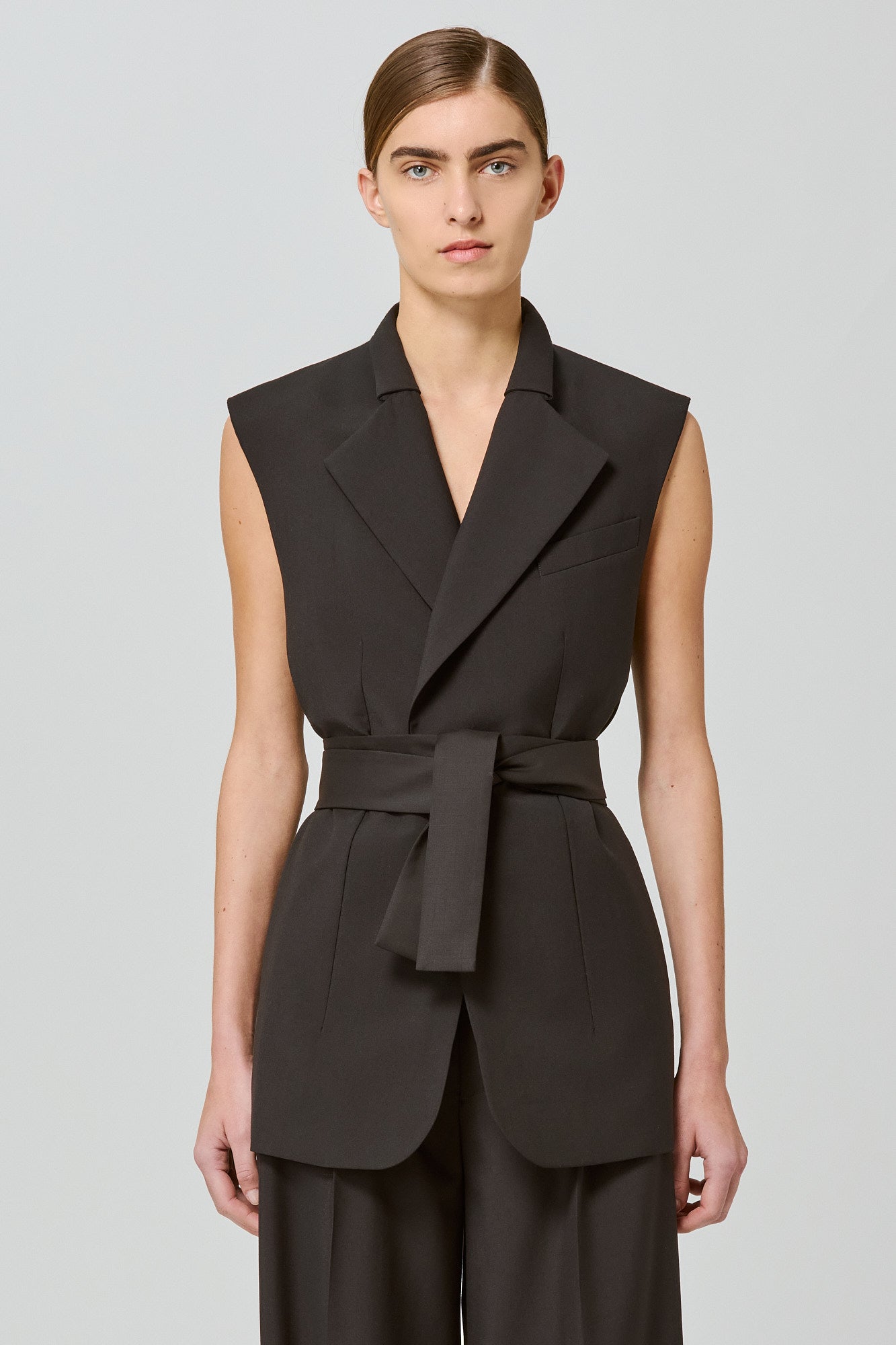 Sa Su Phi Lauren gilet taglia 36 nero lana