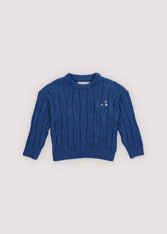 The New Society Bluebell maglione 6 anni blu cotone