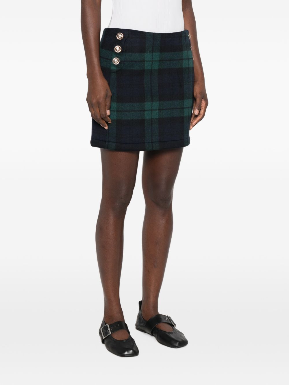 Liu Jo White WF6262T719A gonna blue tartan