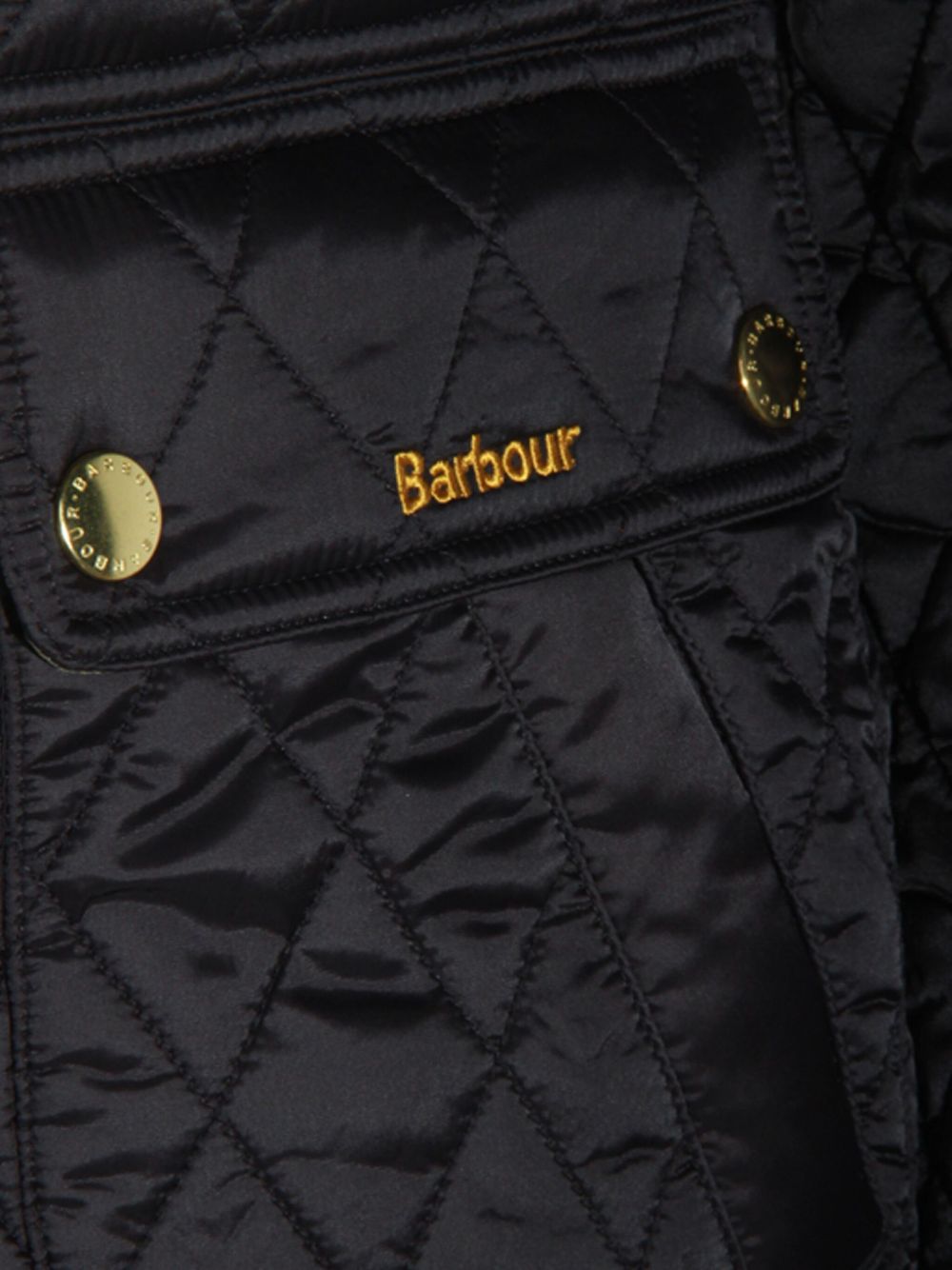 Barbour LQU1765 giubbotto nero donna trapuntato