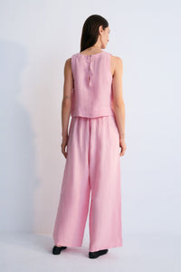 The New Society Hera top lino ibisco donna