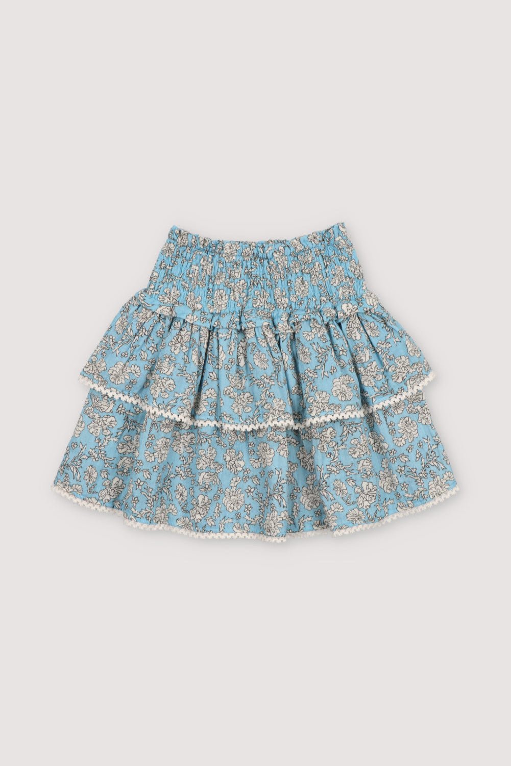 THE NEW SOCIETY Melina gonna bimba peony blu cotone