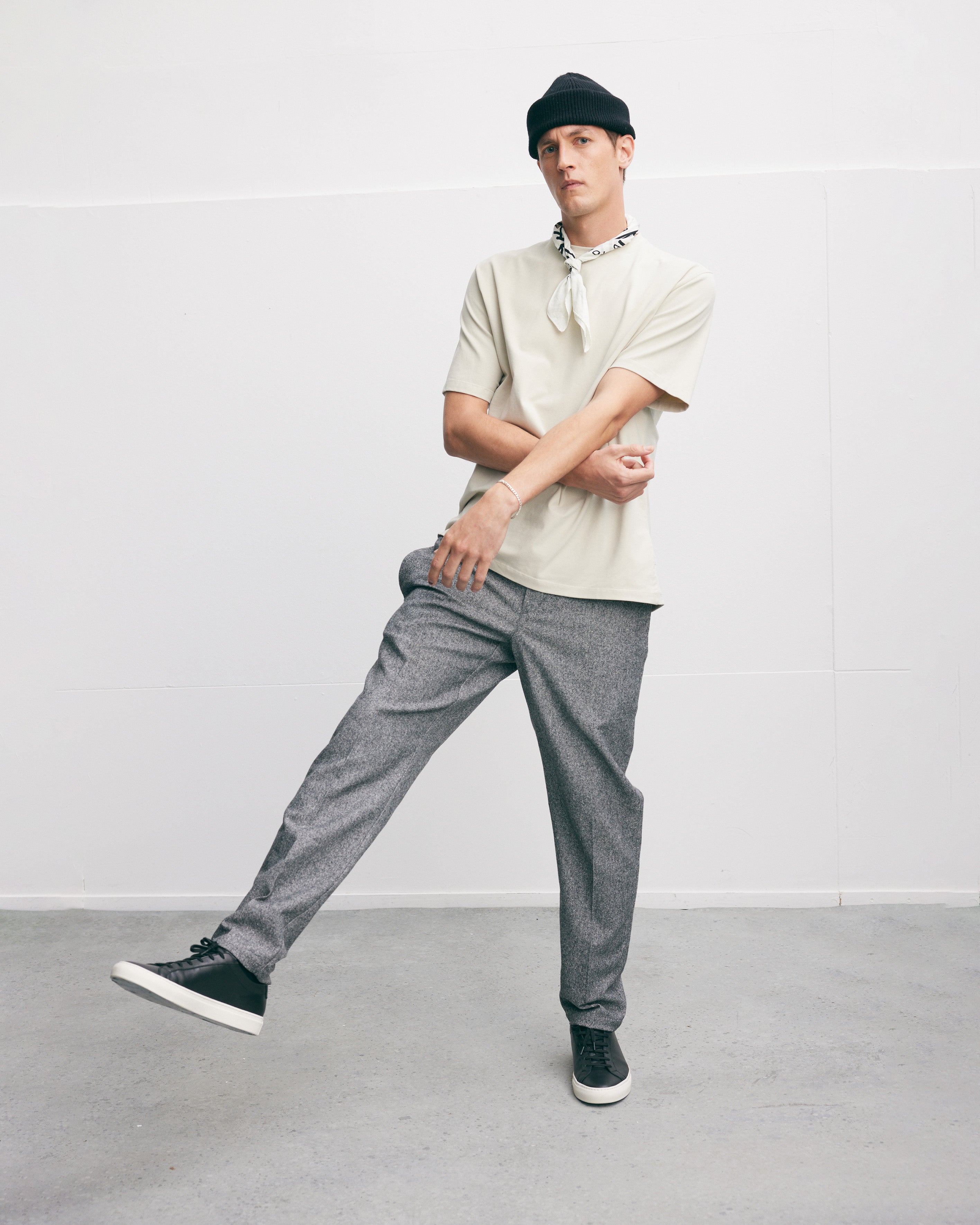 Goodpeople Ted t-shirt off white cotone relaxed fit