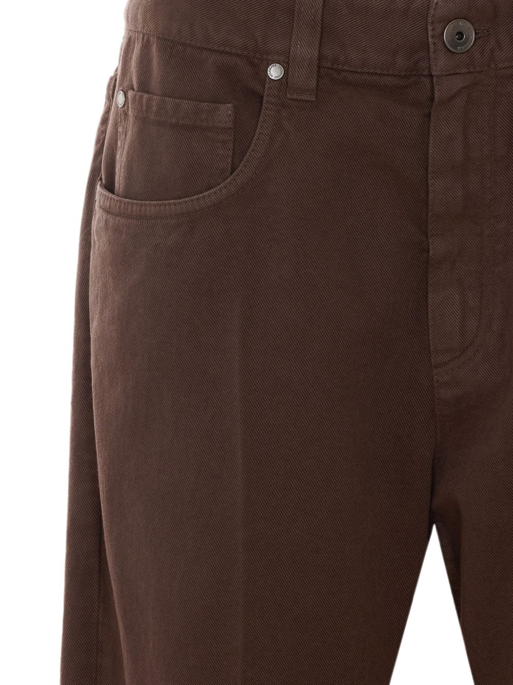 Brunello Cucinelli M0H81P5568 pantaloni fondente