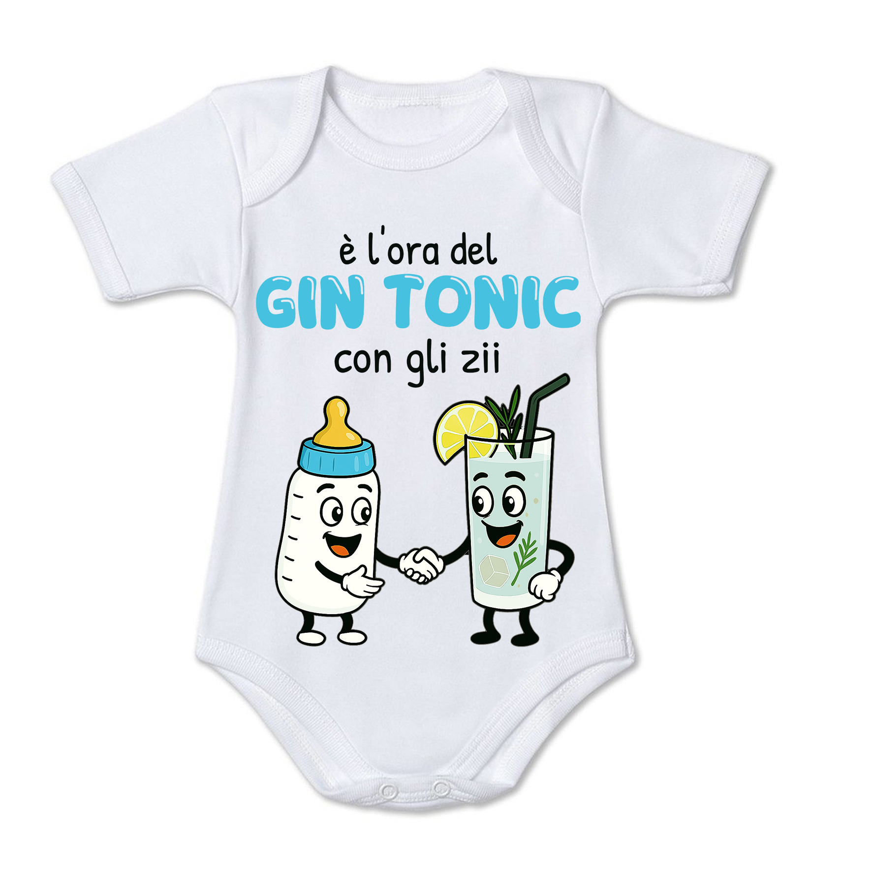 Mr. Gadgets Gin Tonic body neonato per zii cotone