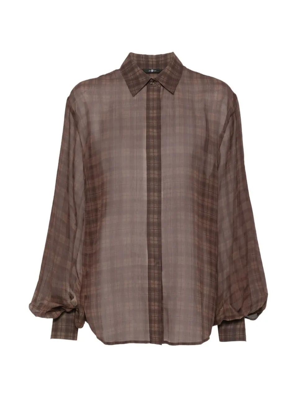 Seven 7NDM0H54 camicia marrone donna