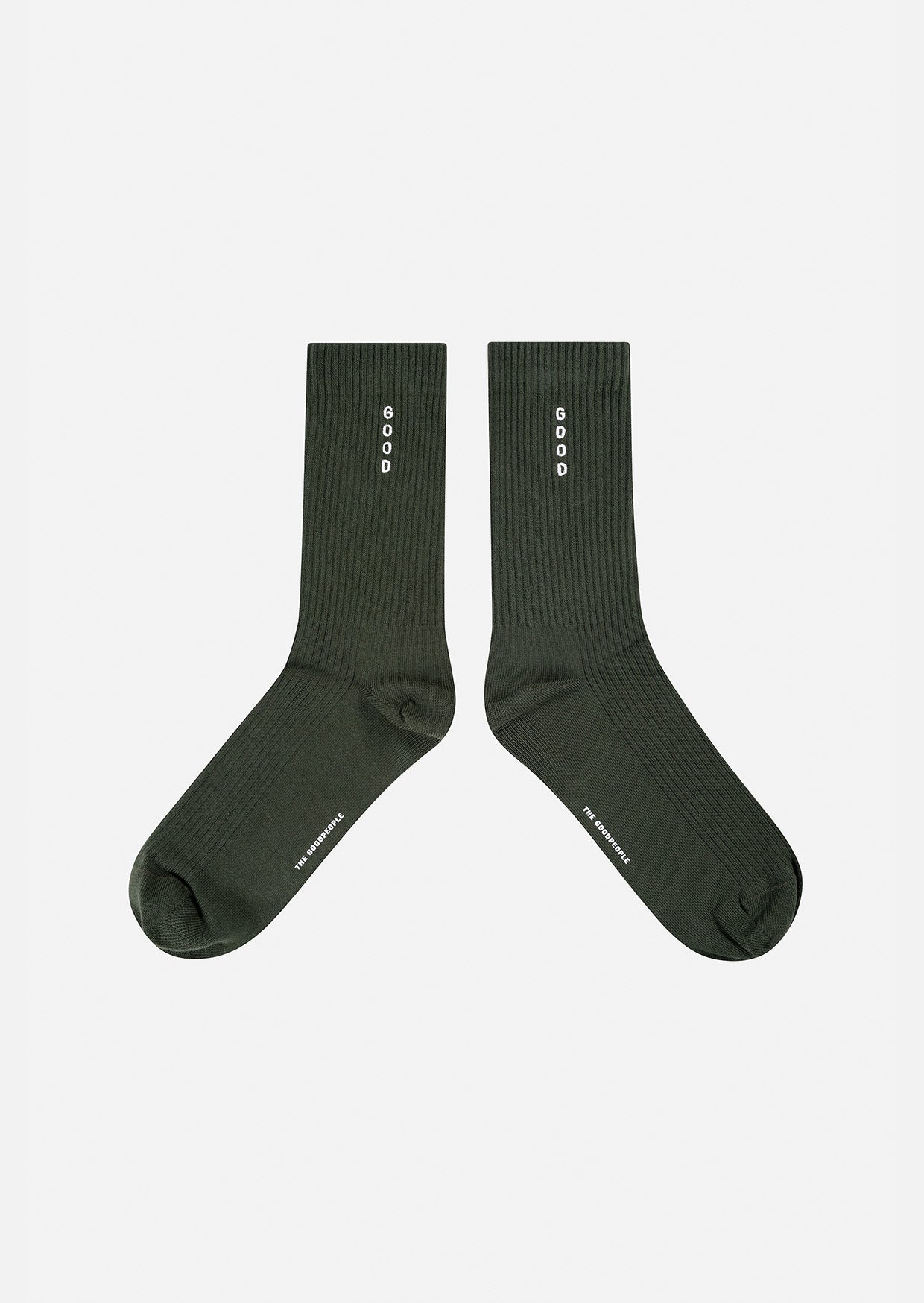GOODPEOPLE Xoto XOTO calzini verde scuro cotone