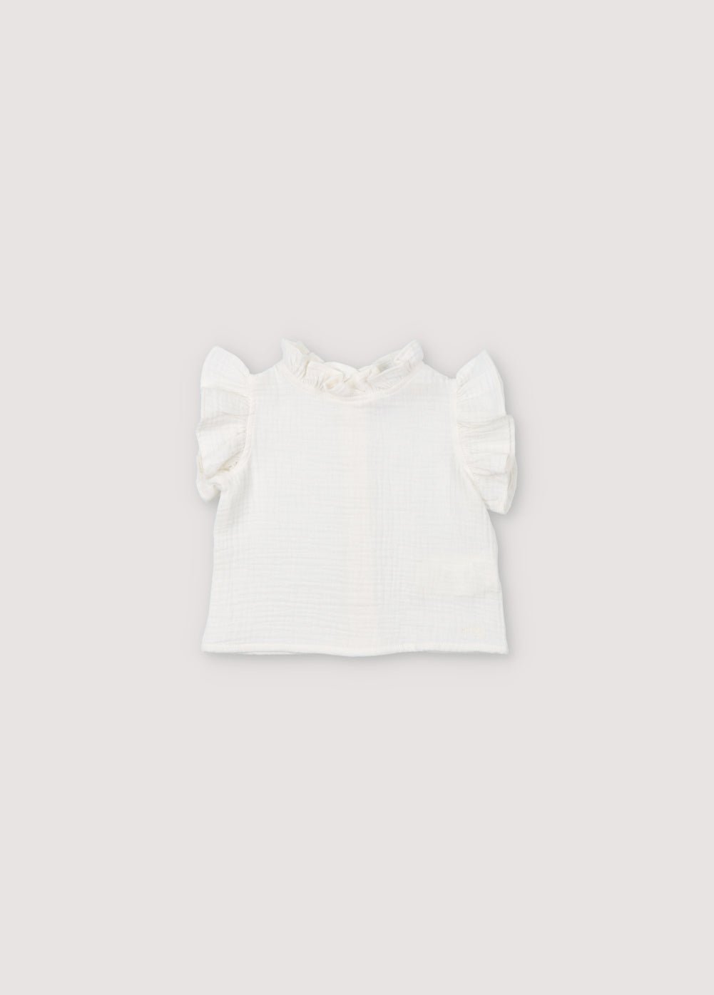 THE NEW SOCIETY Spyros Baby Blouse camicia neonato mussola 6 mesi